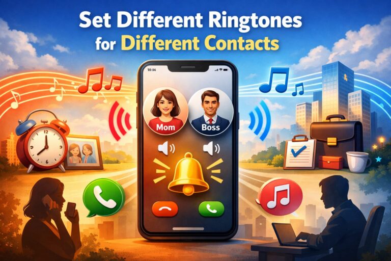 How to Set Different Ringtones for Different Contacts