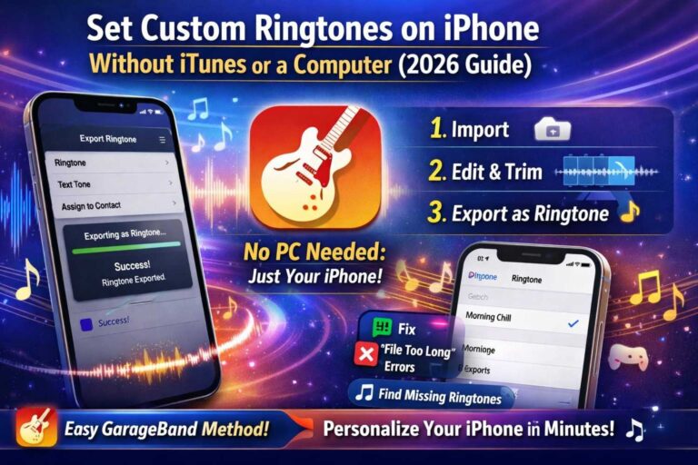 How to Set Custom Ringtones on iPhone