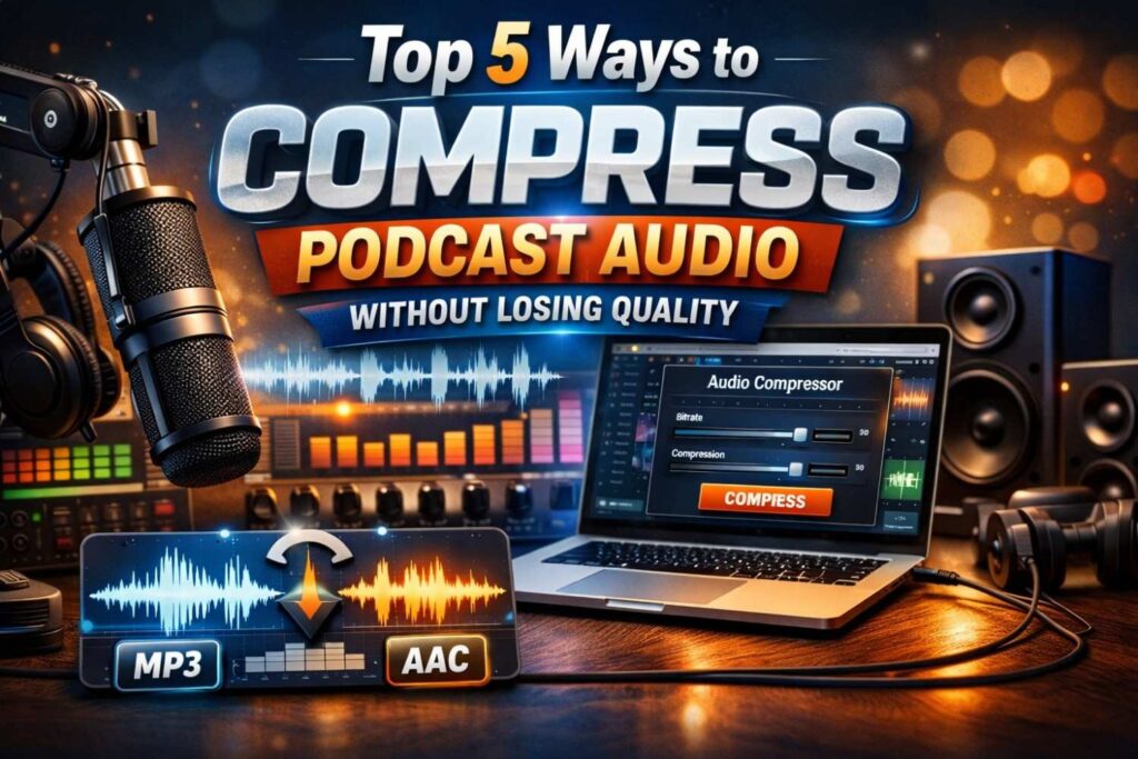 Top 5 Ways to Compress Podcast Audio